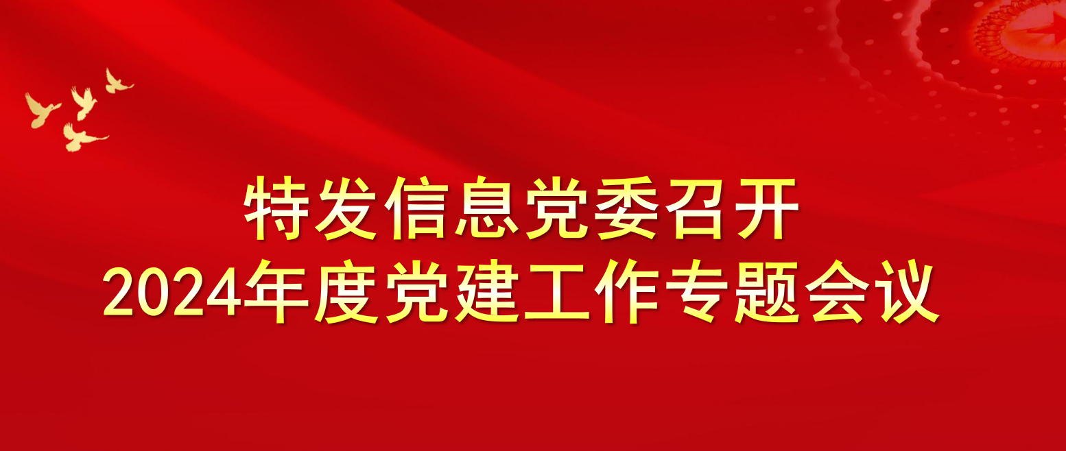 J9九游会真人游戏第一品牌党委召开2024年度党建工作专题会议